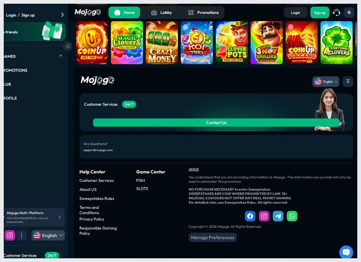 Mojogo website screenshot, 23.09.2026